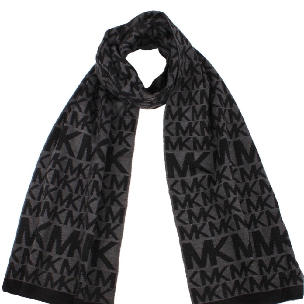 Michael Kors Blck metallic scarf